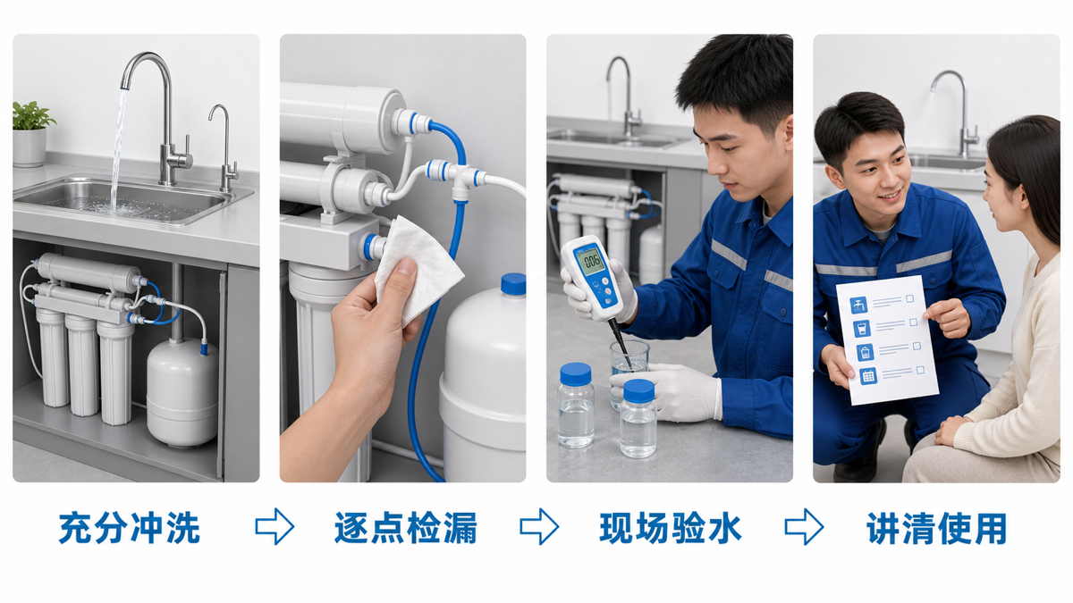 安装完成后的四项验收流程