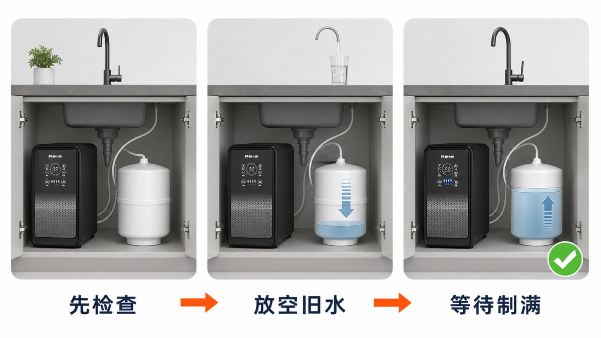 智小满压力罐机器恢复使用三步流程