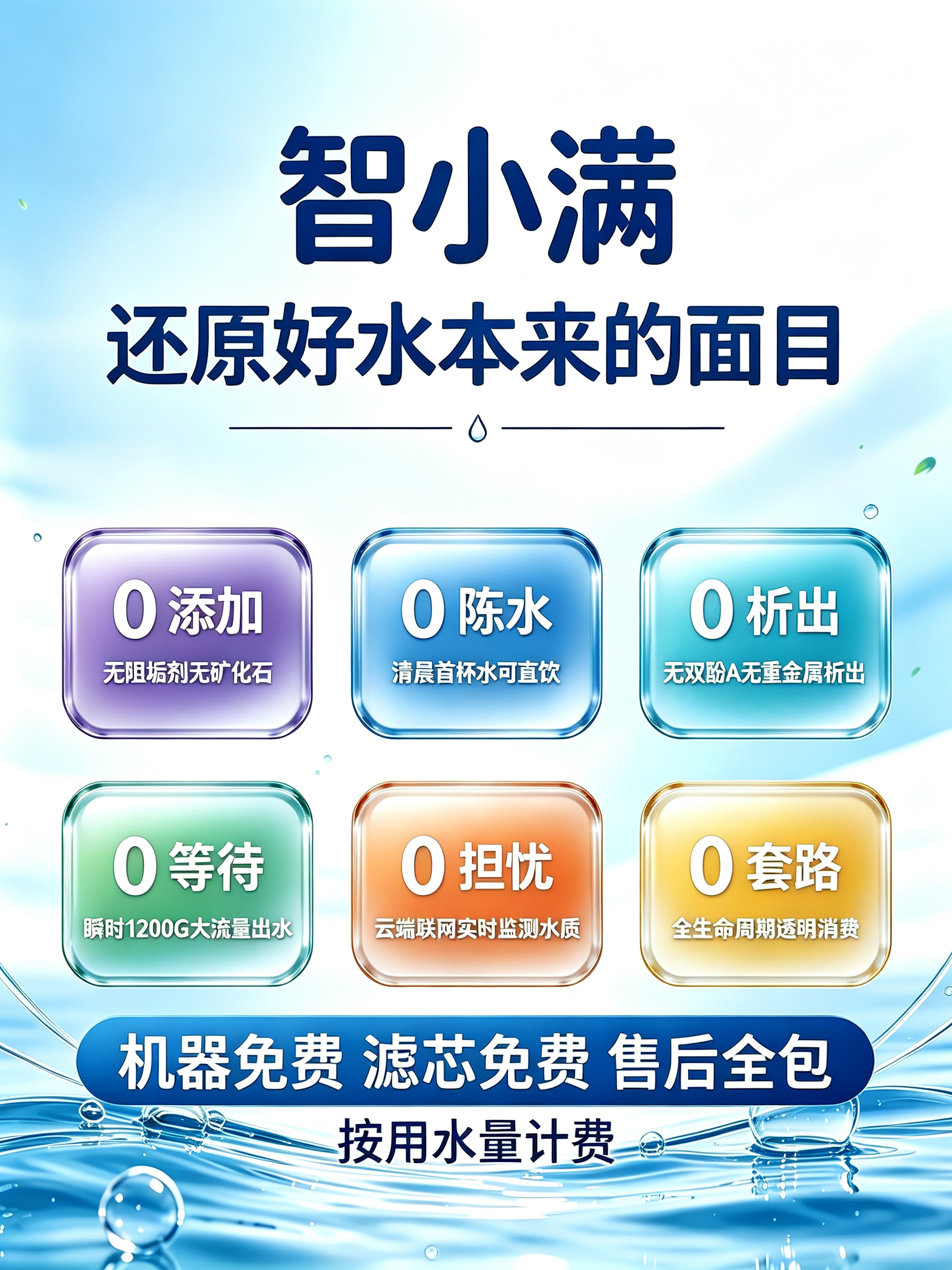 智小满6个0：还原好水本来的面目